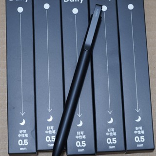 Bút gel Kaco kim loại Daily ngòi 0,5mm mực đen (Hàng Chính Hãng)