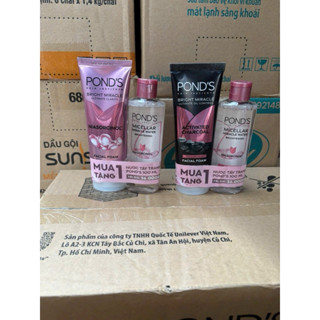 pond sữa rửa mặt trắng hồng 50g / 100g mẩu mới tặng