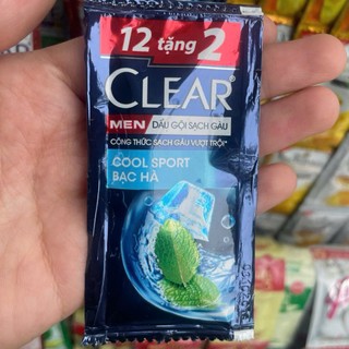 Dây xà bông dầu gội CLEAR sạch gàu