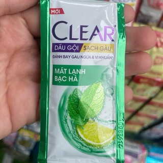 Dây xà bông dầu gội CLEAR sạch gàu