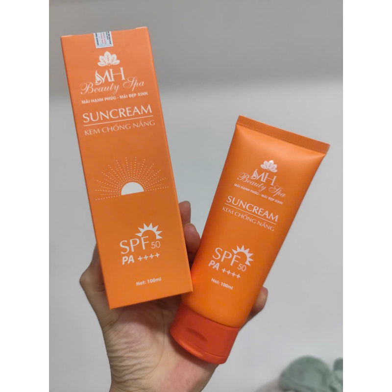  Kem chống nắng căng bóng Mh spa 
