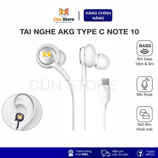 Tai nghe AKG type C cho Note 10, S20Fe, S23 Ultra, Galaxy Fold chất âm siêu hay | Bảo hành 12 tháng