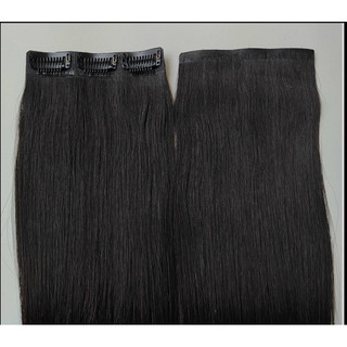  Tóc thật kẹp to 3in1 bề ngang 10cm dọc dài 40 đến 70 phân có thể dùng nhiệt và hoá chất nối 3-5 phím dày cả đầu nó 