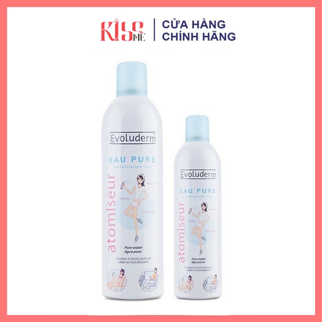 Xịt khoáng Evoluderm Atomiseur Eau Pure 400ml (Nhập khẩu chính hãng)
