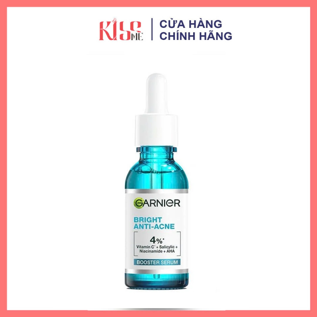 Tinh Chất Garnier Skin Naturals Bright Complete Anti - Acne Booster Serum 30ml (Nhập khẩu chính hãng