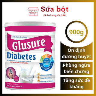  Sữa tiểu đường Glusure Diabetes 900g - Phục hồi sức khỏe tăng sức đề kháng 