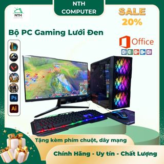 Bộ Máy Tính i5 i7 Ram 8g Ssd 256g VGA 1050 ti kèm màn mới 24 inch chơi mượt mọi game Liên minh, fifa 4,csgo đồ họa ngon