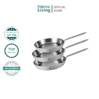 Chảo chiên rán inox 316 - 5 lớp nguyên khối cao cấp EDELKOCHEN Vola Collection