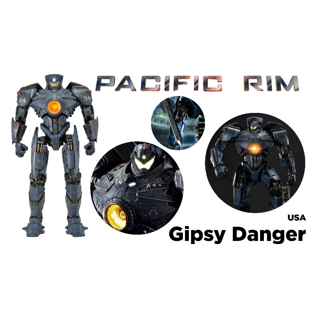 Mô hình nhân vật Pacific Rim 2 Gipsy Danger Jaeger tỉ lệ 18cm Neca FG296