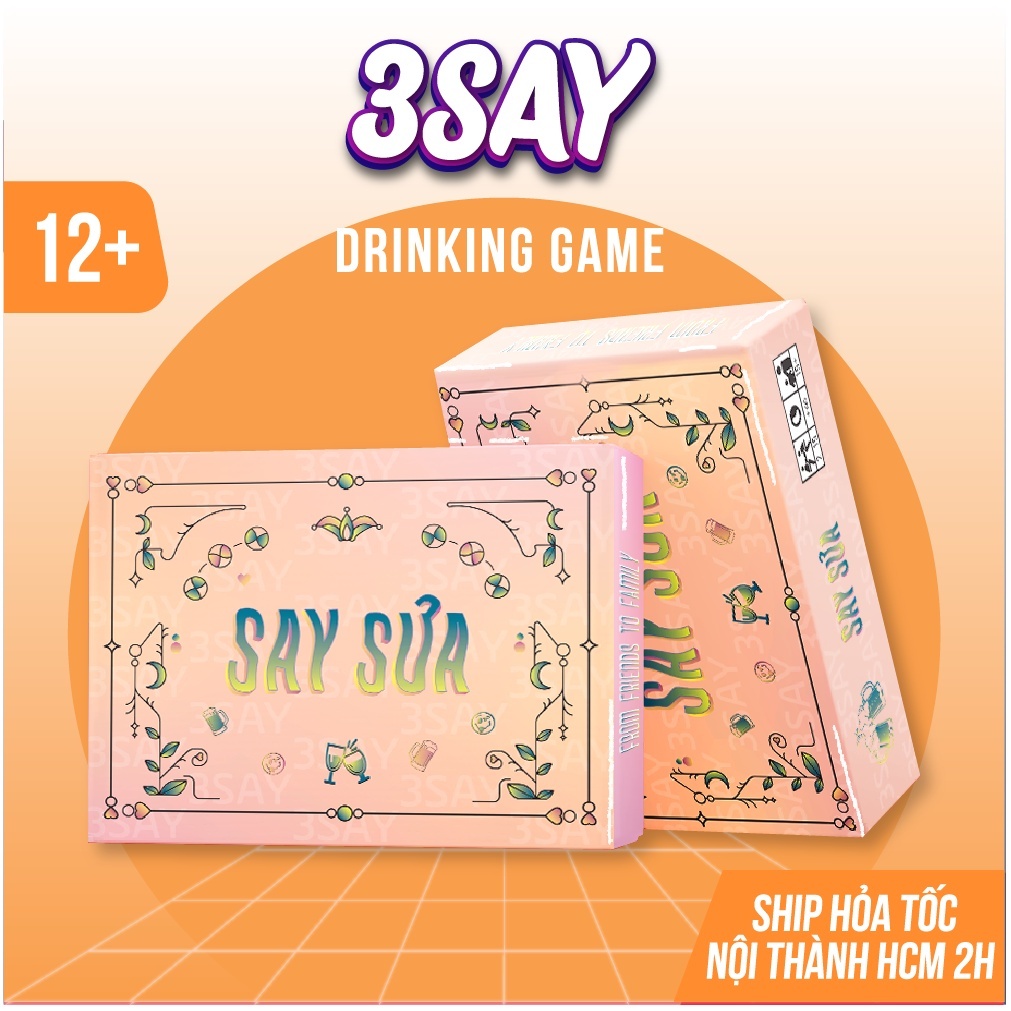 Bộ bài drinking game DO or  DRINK SAY SƯA cho bạn bè hội nhóm 156 lá
