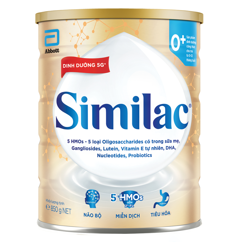 Sữa bột Abbott Similac 850G - Mẫu mới đủ các số