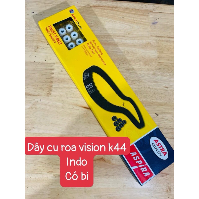 Dây curoa & bi côn ASPIRA cho xe Vision K44