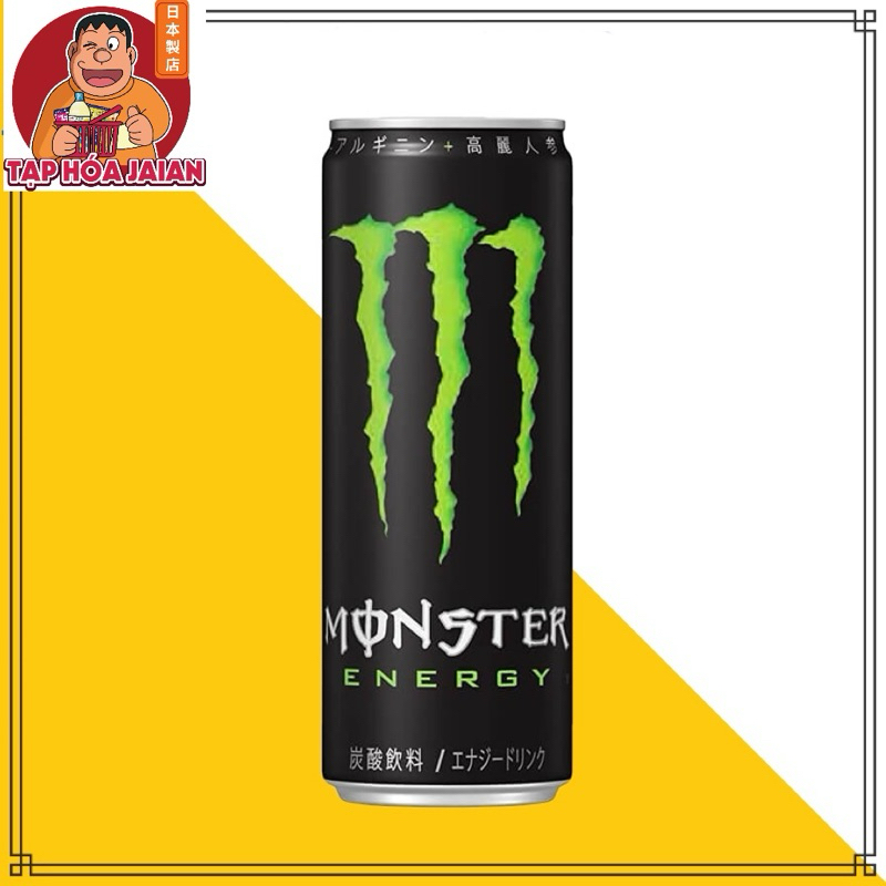 Nước Tăng Lực Asahi Monster Energy (Chai Xanh Lá x 355 ml) Nhật Bản