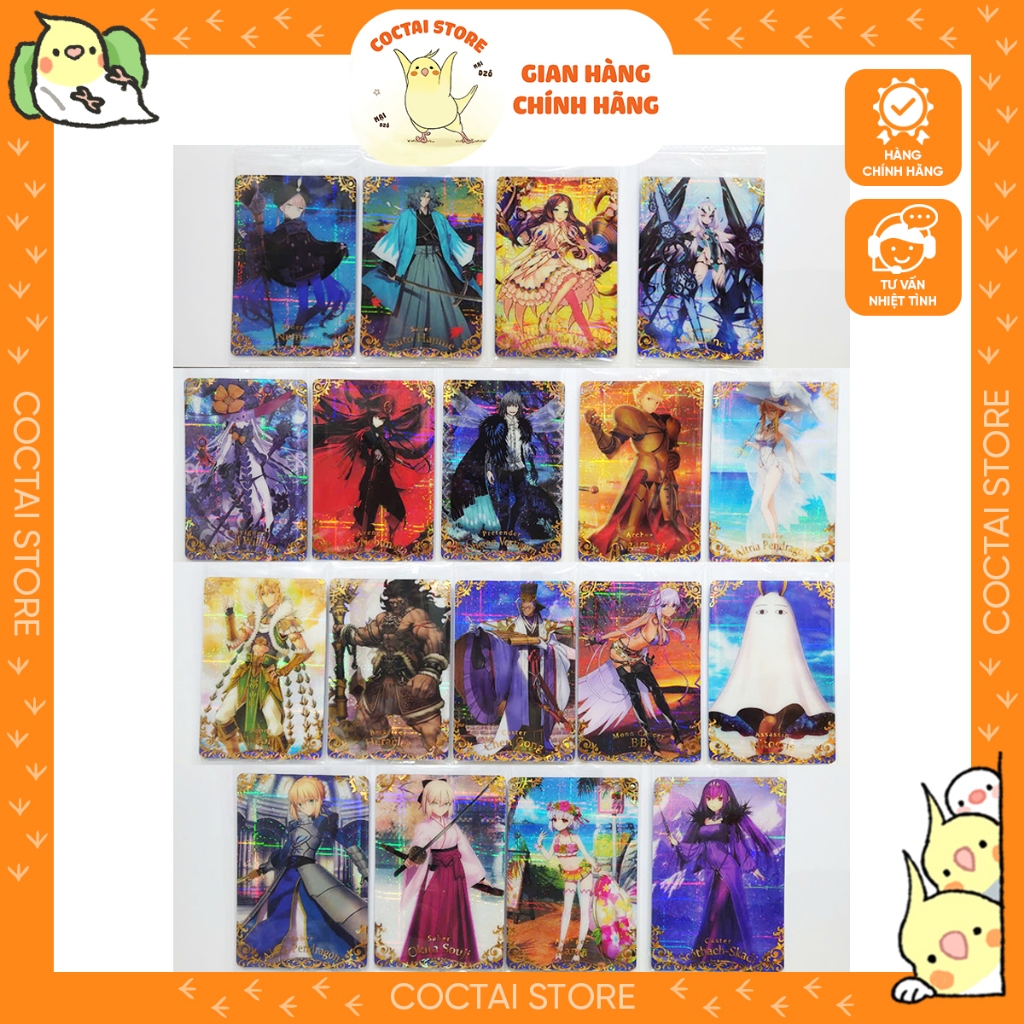 [Coctai][Sẵn][CHÍNH HÃNG] Thẻ - Card Bánh Wafer Fate Grand Order Ver Special