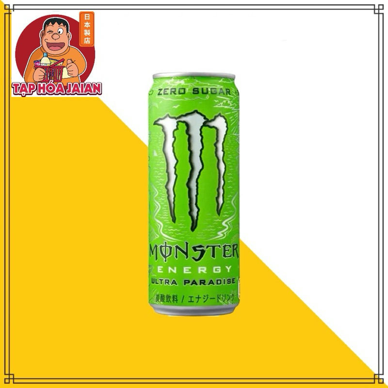 Nước Tăng Lực Asahi Monster Energy Ultra Paradise (Chai Xanh Lá x 355 ml) Nhật Bản
