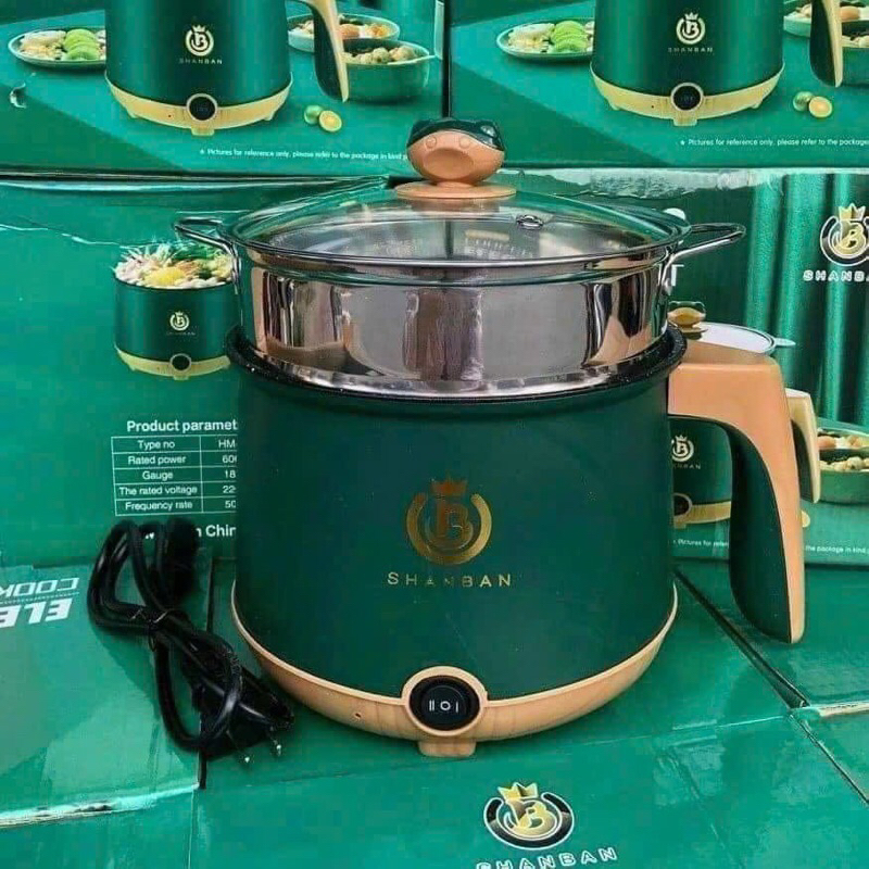 nồi lẩu mini 2 tầng
