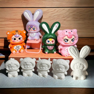 [Hơn 30 mẫu] Tượng tô màu Baby Three mẫu mới hottrend Tượng thạch cao babythree size 8-14cm