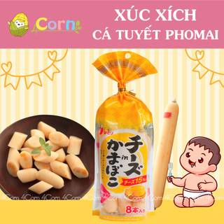 Xúc xích phomai cá tuyết ăn liền Natori - Cho bé 12m+