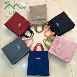 Túi tote vải Oxford đựng đồ dùng nhiều ngăn đa năng, túi đựng đồ ăn trưa, túi đựng tài liệu, xách tay cho mẹ