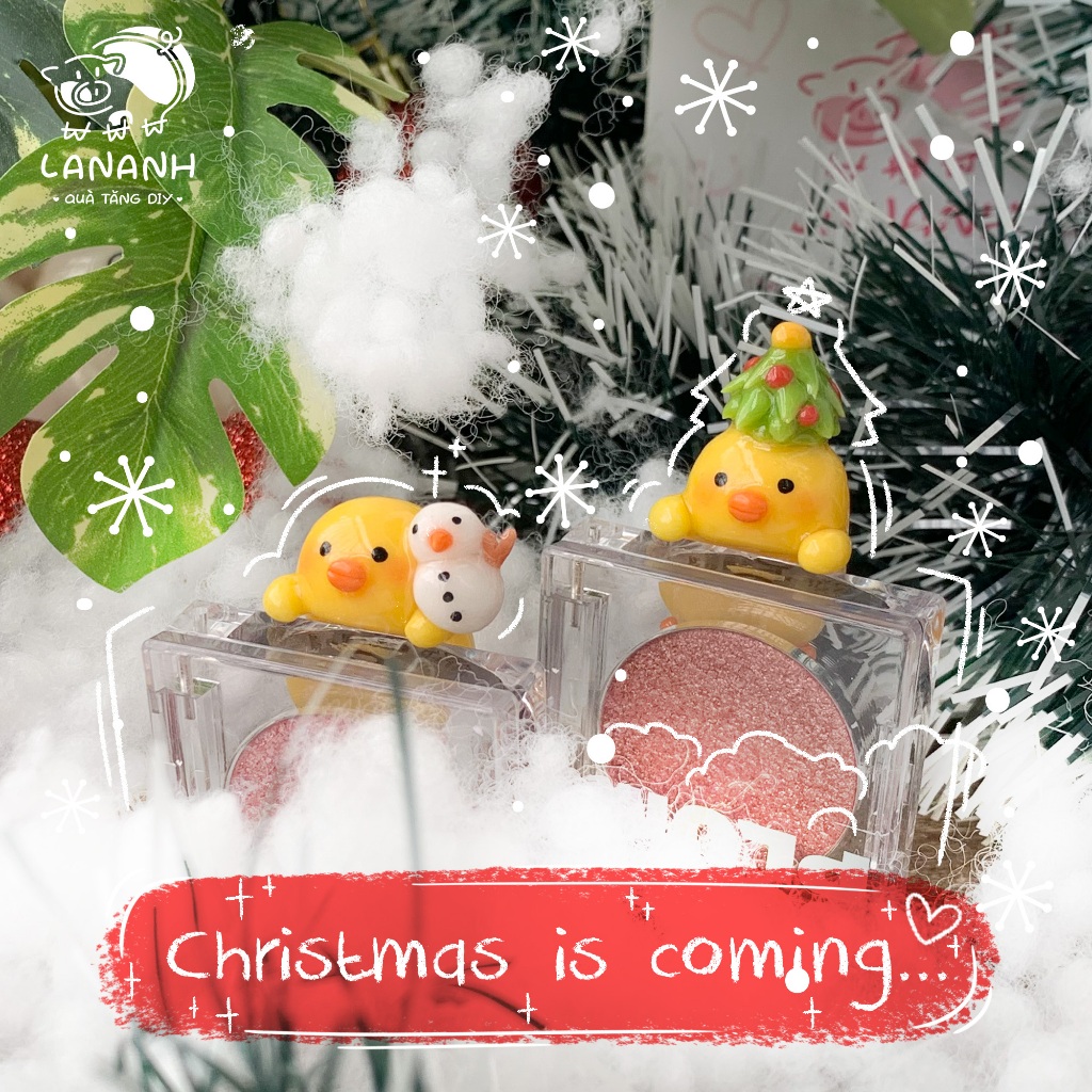 [Hippers for phone] CÓ SẴN-noel-Mô hình bám điện thoại dễ thương