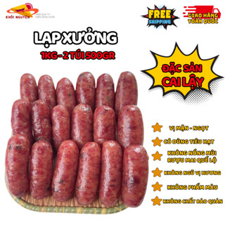 1kg lạp xưởng Cai Lậy [gồm 2 túi 500gr] - Khôi Nguyên Food
