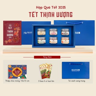 Hộp Quà Tết Thịnh Vượng (Trà  - Hạt - Mứt)
