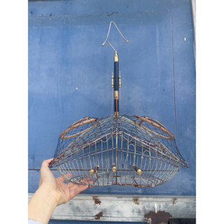 Lồng bẫy inox phom số 8 cho chim chào mào, chích choè chất liệu inox độ đồng xịn sò- lồng bẫy chào mào số 8