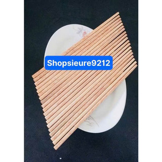 đũa gỗ/đũa dừa ăn cơm(10 đôi)siêu đẹp