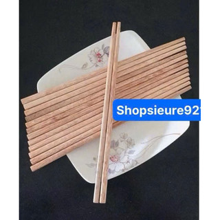 đũa gỗ/đũa dừa ăn cơm(10 đôi)siêu đẹp