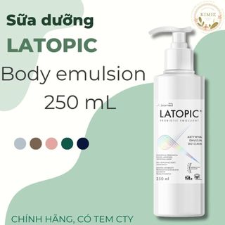   TEM CTY  Kem Dưỡng Ẩm Latopic Body Emulsion 250mL Cho Da Chàm Khô 