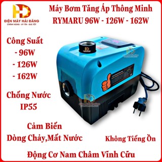 Máy bơm tăng áp không ồn thông minh RYMARU H20 - H25 - H30 sử dụng động cơ nam châm vĩnh cữu. BH 2 Năm