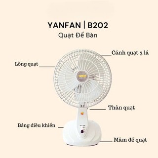 QUẠT BÀN MINI YANFAN B202
