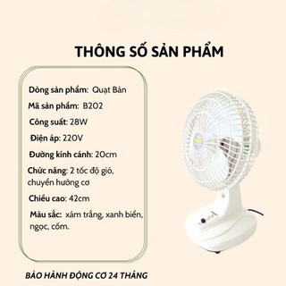 QUẠT BÀN MINI YANFAN B202