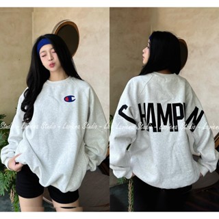   Hàng Hot  Áo Nỉ Hoodie Sweater Champion Full Nam Nữ Form Rộng Unisex LAVIENA Nỉ Bông Dày Dặn Full Tag Mác 