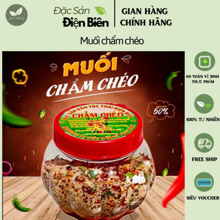Muối chẩm chéo khô Điện Biên chuẩn vị Tây Bắc nhiều vị dặc biệt lọ 250g