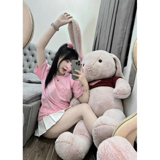 Gấu Bông Thỏ Bunny Thỏ Tai Dài Lông Thỏ Mềm Quà Tặng Cao Cấp