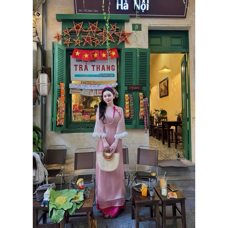 Pass size S set đồ nhà Quế Chi Boutique chuẩn nha còn tem mác