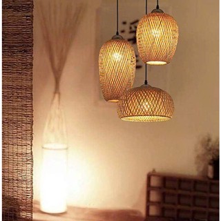 Đèn tre trang trí, đèn lồng mây tre trang trí nhà hàng, khách sạn, quán cafe tôn lên vẻ sang trọng ấm cúng, rất thô mộc