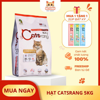 Hạt Catsrang Nguyên Seal 5KG Dành Cho Mèo Giúp Bổ Sung Dinh Dưỡng Cung Cấp Protein - Na Xanh Petshop