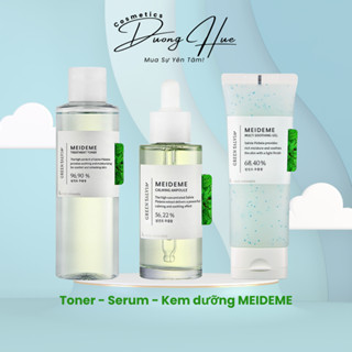 Bộ Sản Phẩm Thuần Chay MEIDEME TONER - SERUM - KEM DƯỠNG MEIDEME GREEN SALVIA