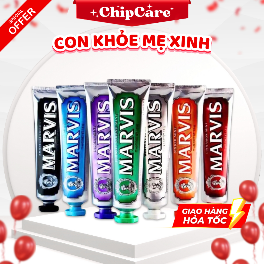 (CHÍNH HÃNG) Kem đánh răng Marvis 25ml Made in Italia