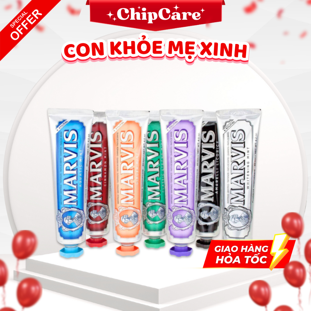 (CHÍNH HÃNG) Kem đánh răng Marvis 25ml Made in Italia