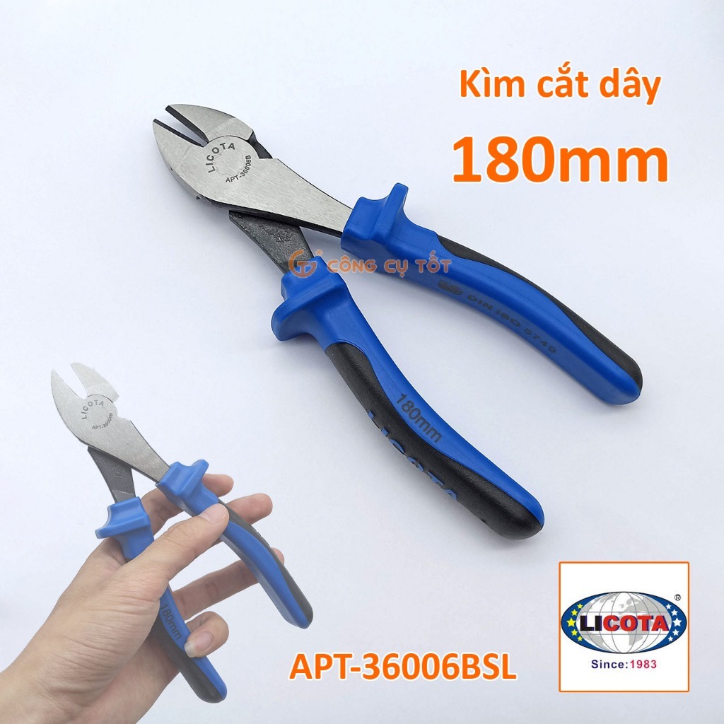 Kìm cắt Licota 7 180mm