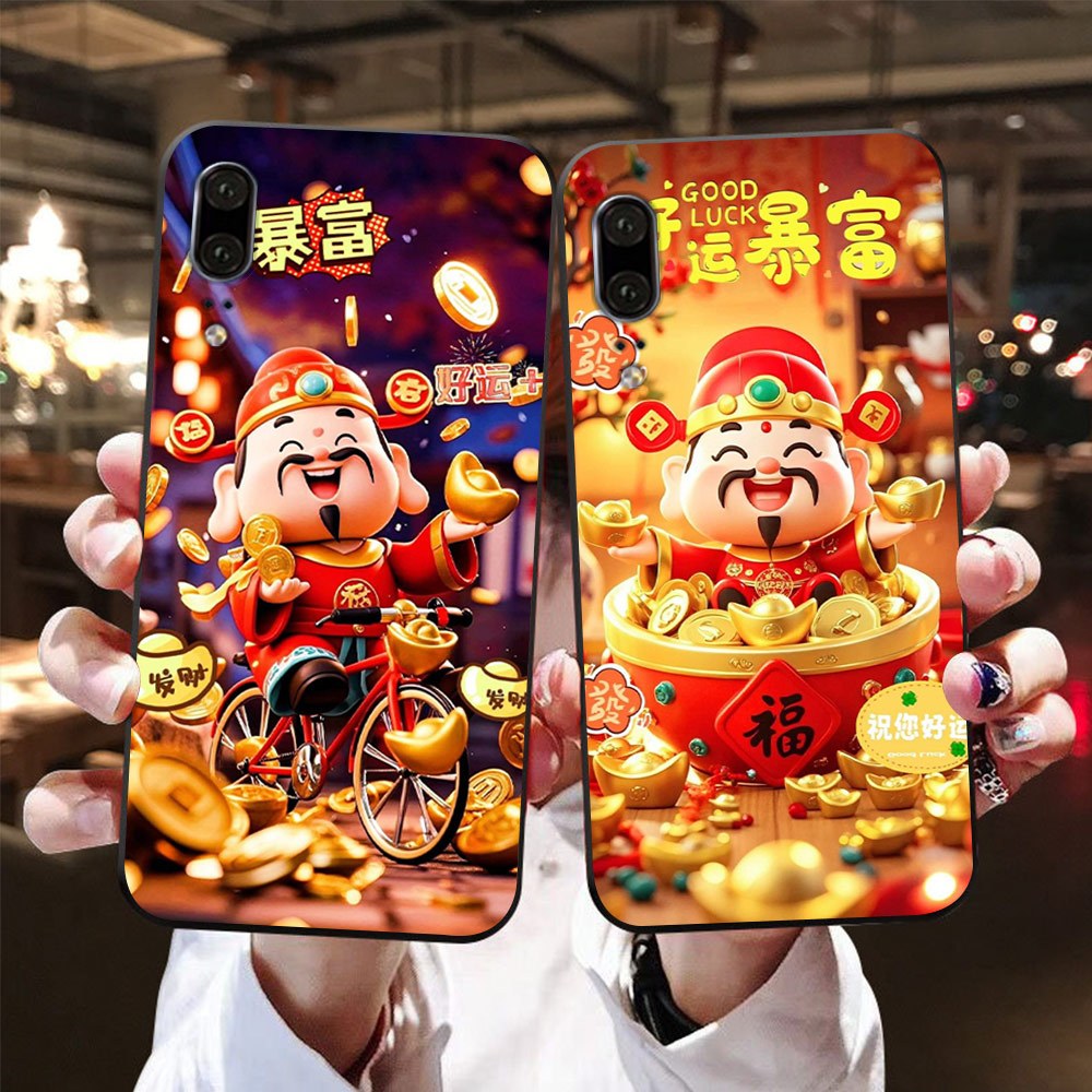 Ốp lưng huawei p20 / huawei p20 lite in hình thần tài đến

