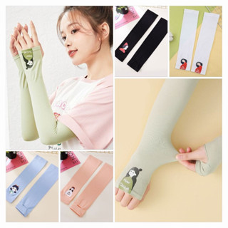 Găng tay chống nắng nữ in hình Chất liệu dày dặn khả năng chống tia UV cực hiệu quả