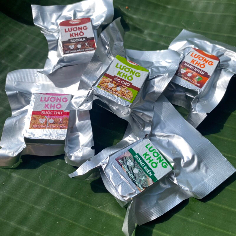 Lương khô mini đủ vị- Lương khô mix đủ vị 5 cái