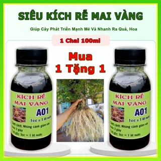 Kích rễ mai vàng AO1, phân bón kích rễ tưới gốc chiết cành cho các loại cây trồng phát triển bộ rễ và phục hồi cây