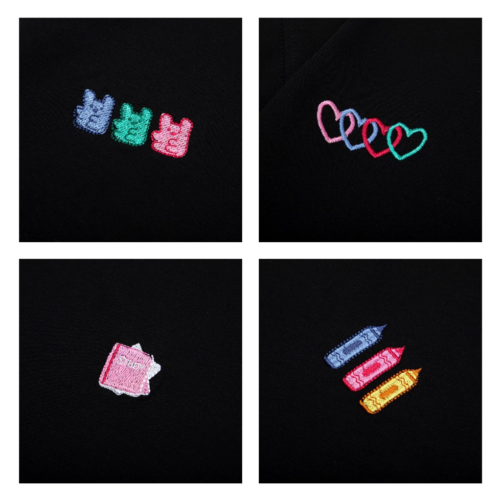 Áo Thun Thêu 8YO CRAYON Tee Cotton Mềm Mịn Mát - Áo Phông Local Brand Unisex Nam Nữ Form Rộng | BigBuy360 - bigbuy360.vn