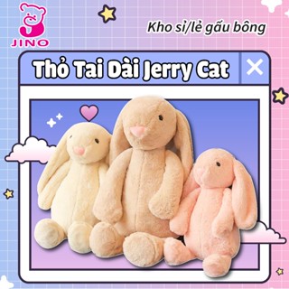 Thỏ tai dài, thỏ bông JELLYCAT BUNNY cao cấp cho bé, chất mềm mịn an toàn, size đại