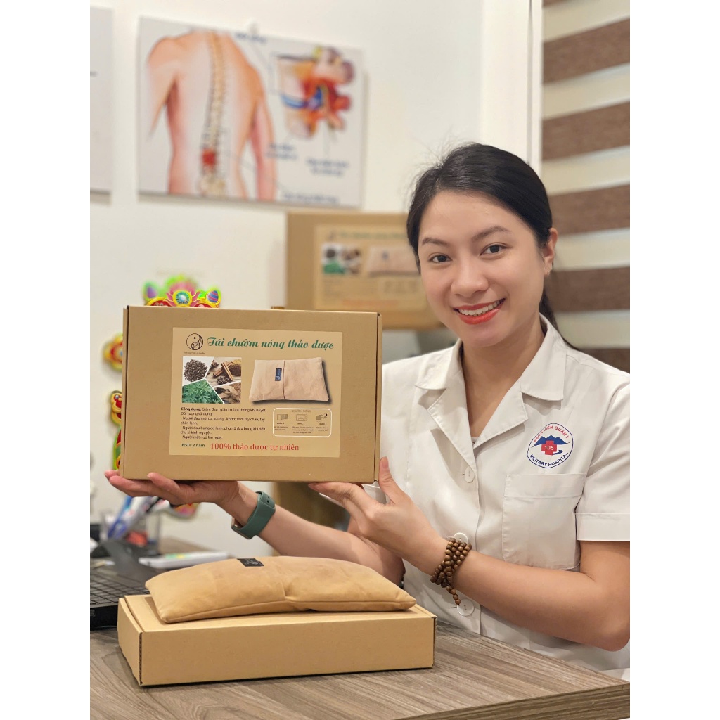  Túi chườm nóng thảo dược TONKIN giảm đau mỏi cơ xương khớp cổ vai gáy,đau bụng chu kỳ kinh 